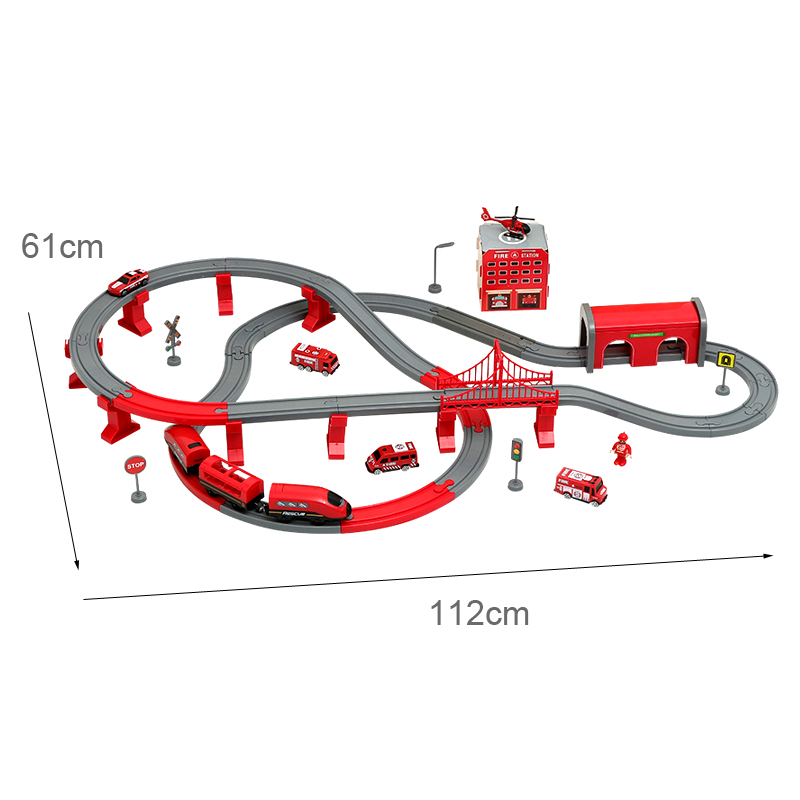 Toy Train Track Set - Conjunto de trilhos de trem de