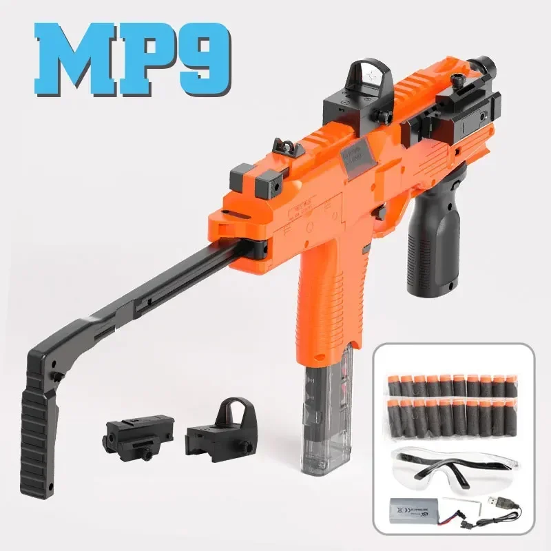 Foam Dart Gun - Pistola de Brinquedo MP9 1Q Elétrica