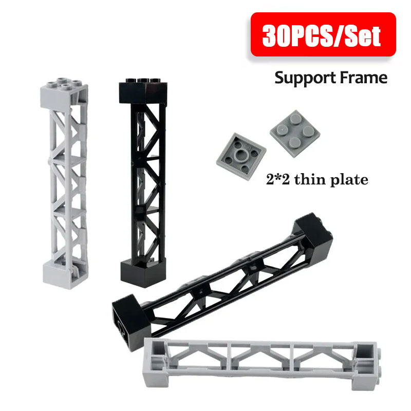 Toy Train Track Set - 30 Peças 95347 58827 Pilar de