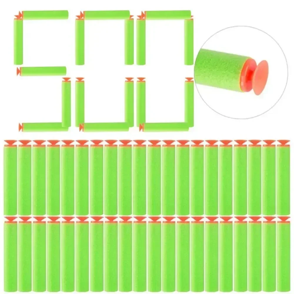 Foam Dart Gun - 7.2cm 100/1000 pçs dardos para dardos