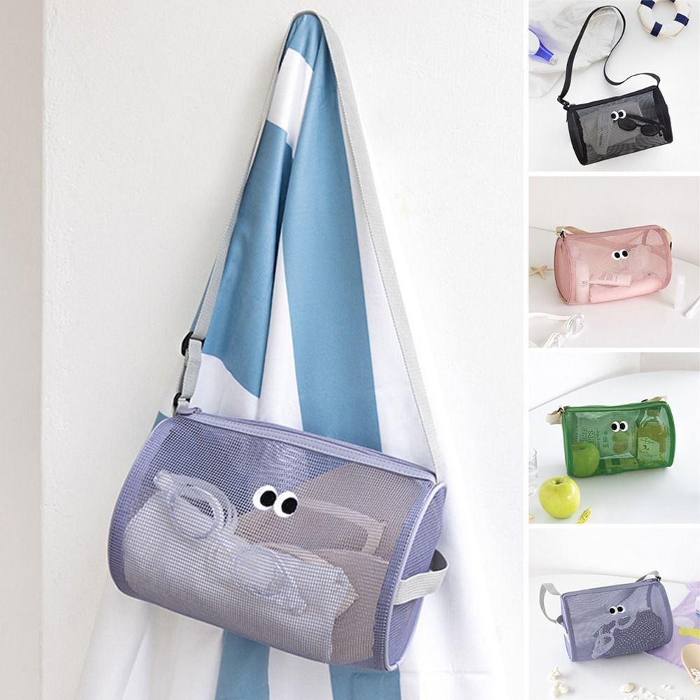 Kids Zip Toys - Bolsa de praia de malha, útil,