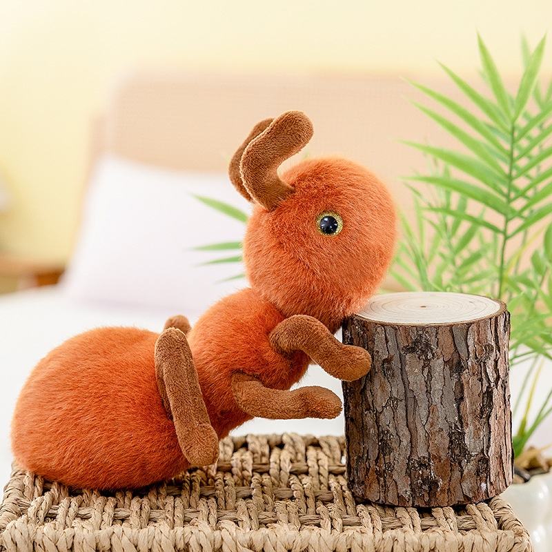 Kids Toys Unique - 20cm bonito formiga brinquedo de pelúcia