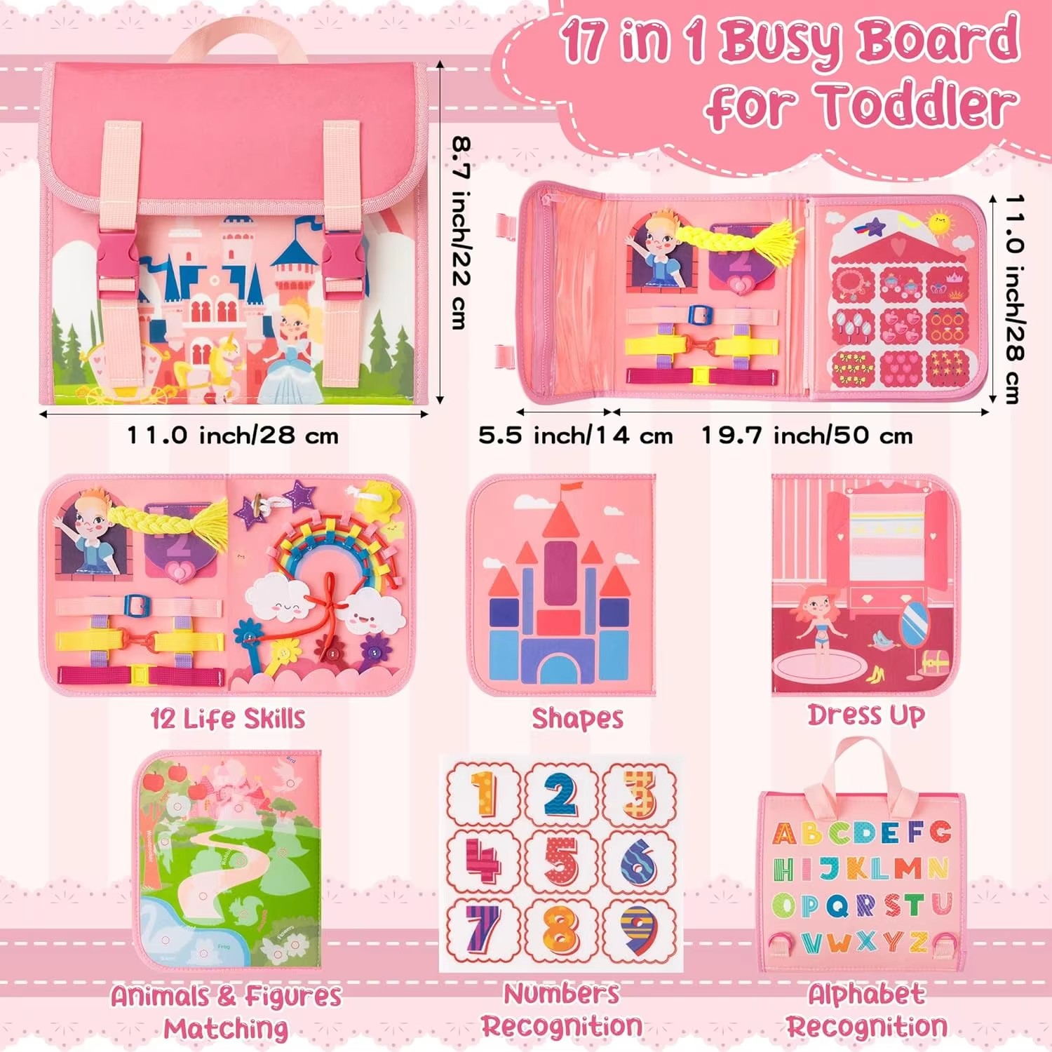 Mochila de Atividades Castelo  - Kids Quiet Toys avaliação e preço
