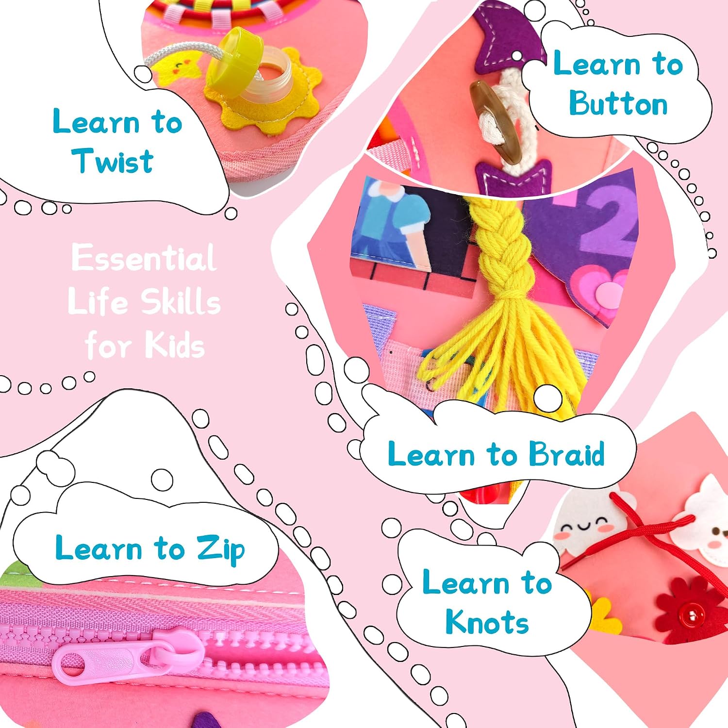 Mochila de Atividades Castelo  - Kids Quiet Toys avaliação e preço