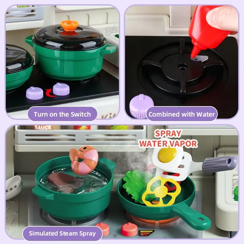 Conjunto de Cozinha de Brinque - Kids Toys Kitchen Set avaliação e preço