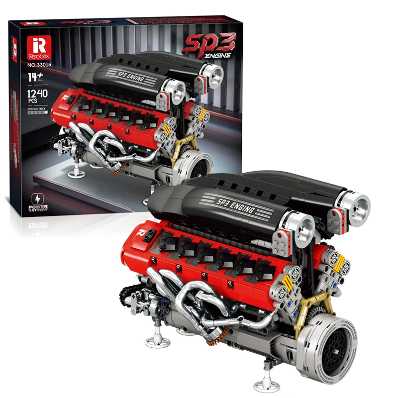 1240 Peças Motor de Carro SP3, - Kids Toys Idea avaliação e preço