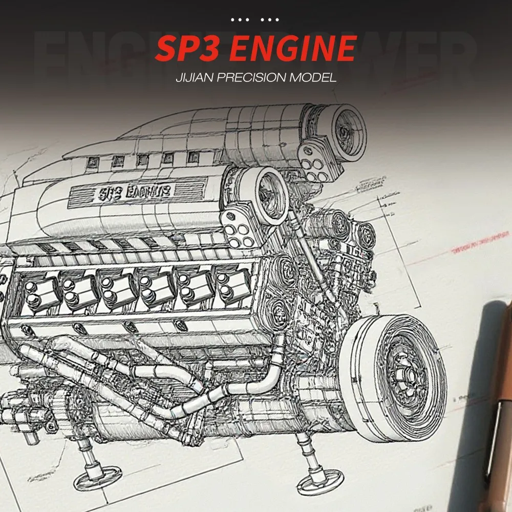 1240 Peças Motor de Carro SP3, - Kids Toys Idea avaliação e preço