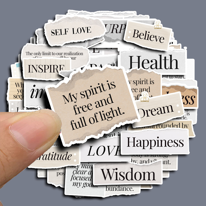 60pcs Adesivos Engraçados com  - Kids Toys Quotes avaliação e preço