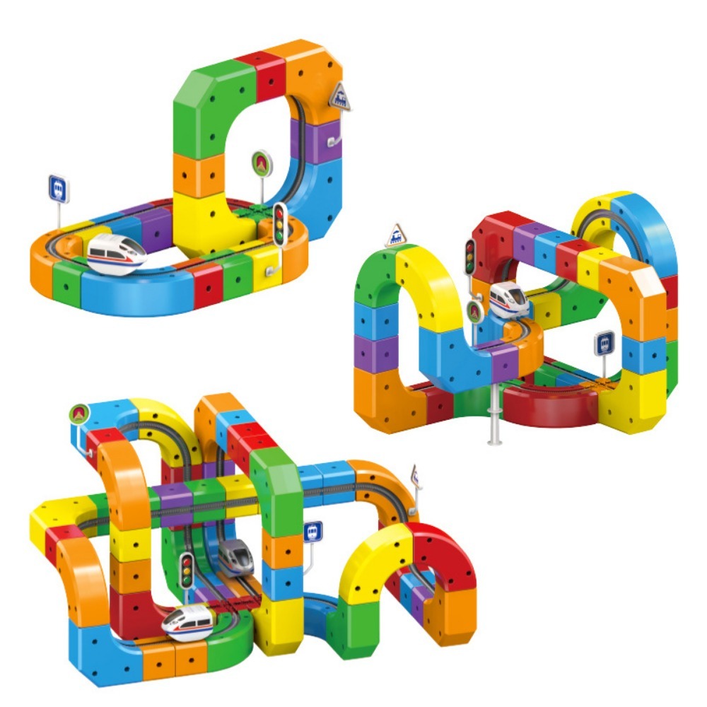 Conjunto de Trem de Montagem D - Toy Train Track Set avaliação e preço