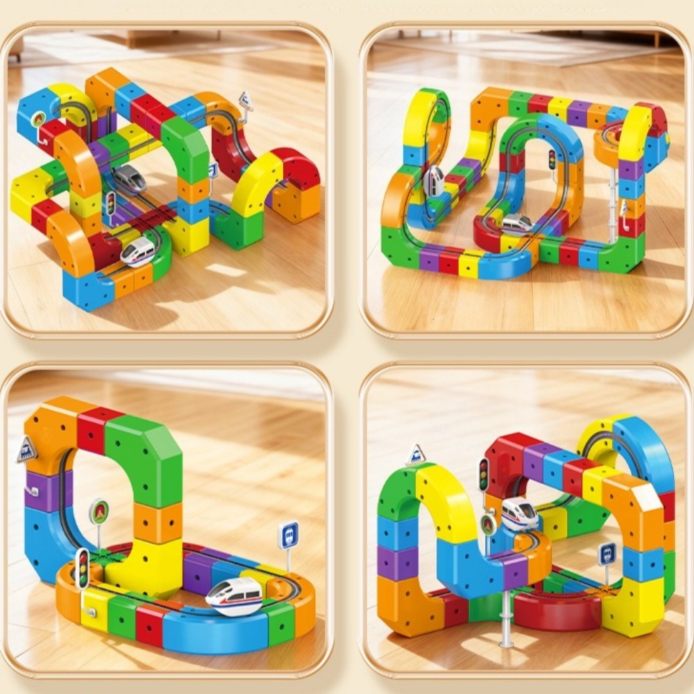 Conjunto de Trem de Montagem D - Toy Train Track Set avaliação e preço