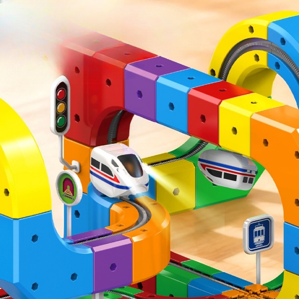Conjunto de Trem de Montagem D - Toy Train Track Set avaliação e preço