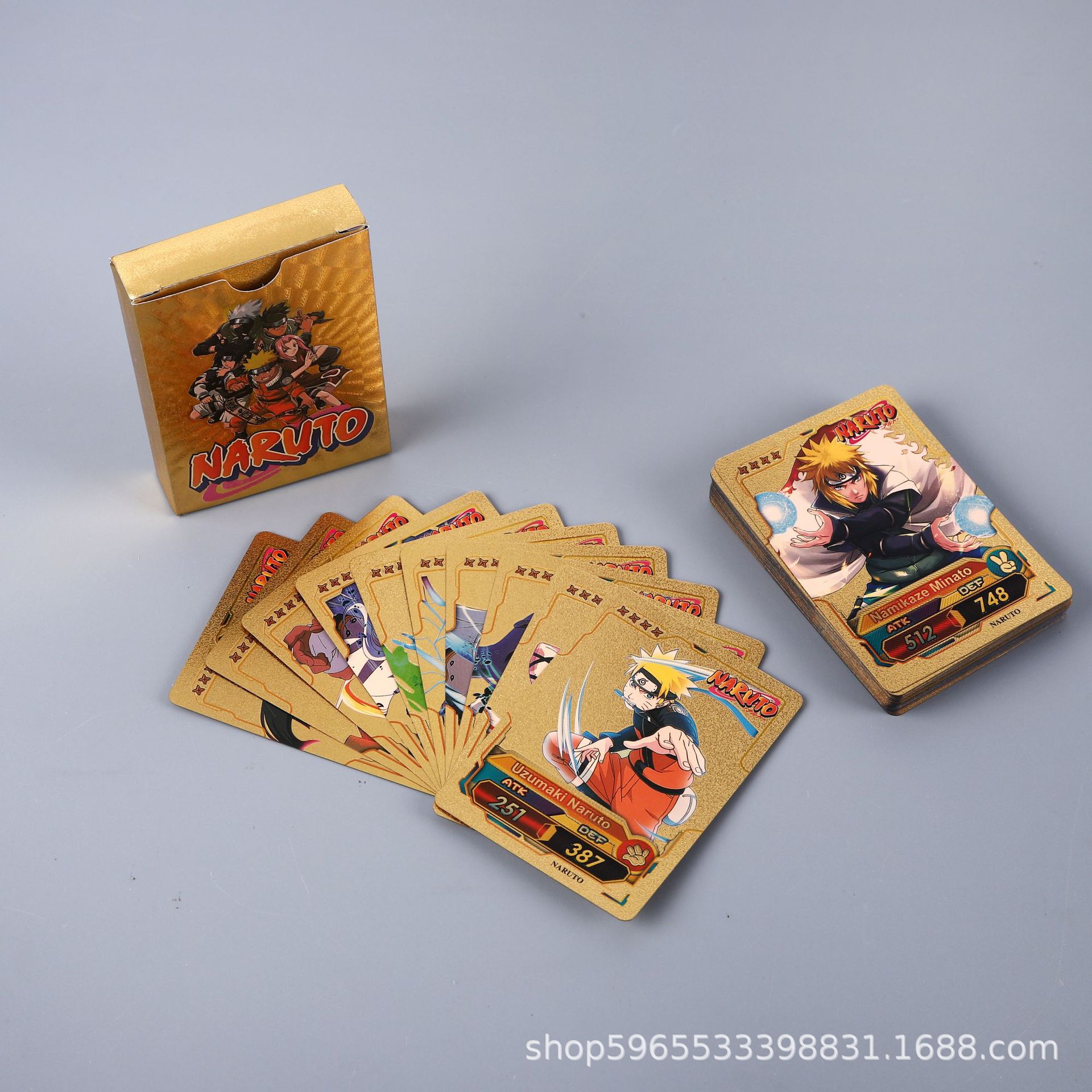 55 Cartas de Naruto Série Ouro - Kids Toys And Games avaliação e preço
