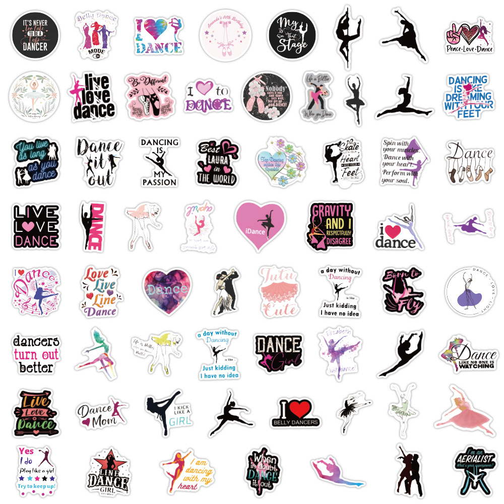 60 Adesivos de Dança Sem Repet - Kids Toys Quotes avaliação e preço
