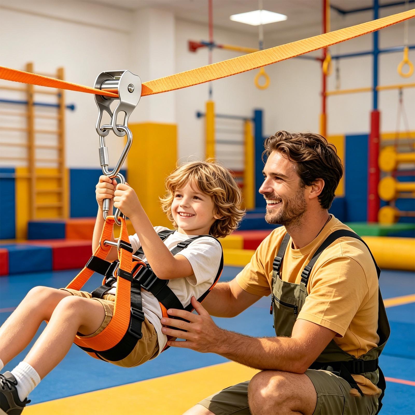 Tirolesa para Crianças, Brinqu - Kids Zip Toys avaliação e preço