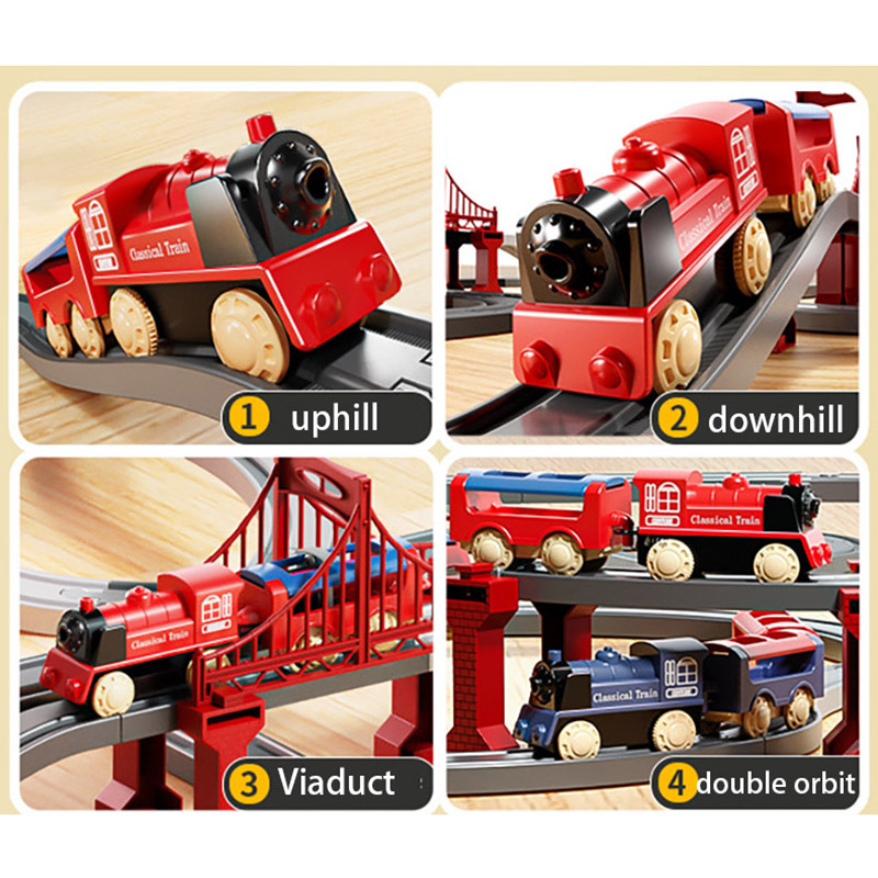 Conjunto de 44 Peças de Trilho - Toy Train Track Set avaliação e preço