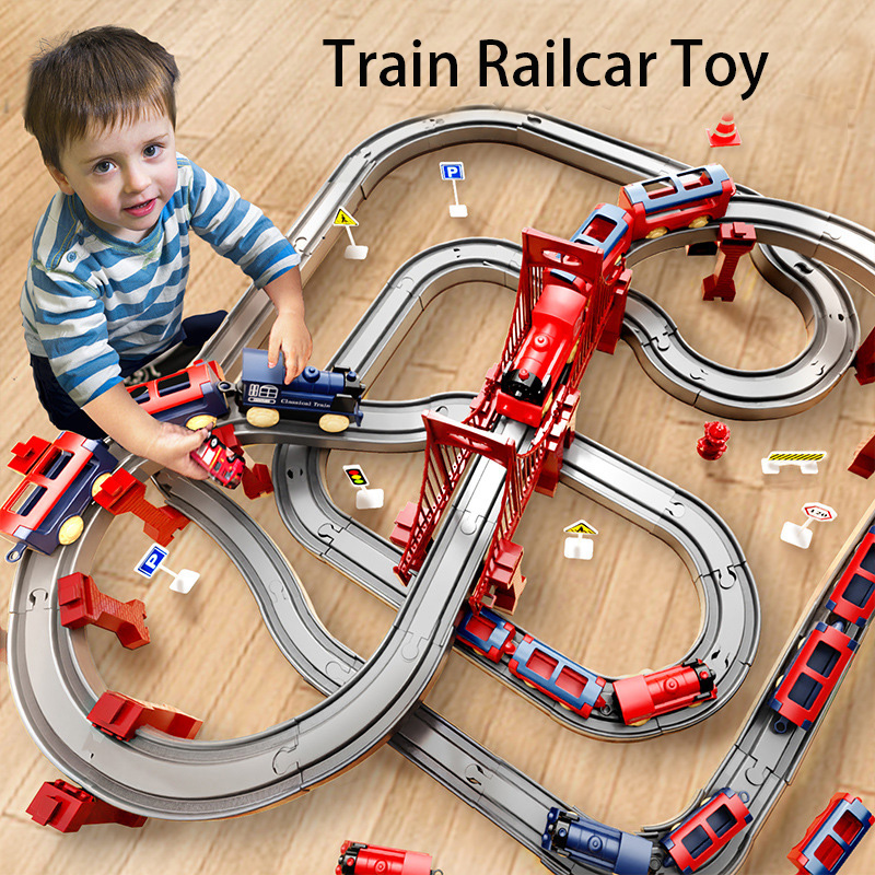 Conjunto de 44 Peças de Trilho - Toy Train Track Set avaliação e preço