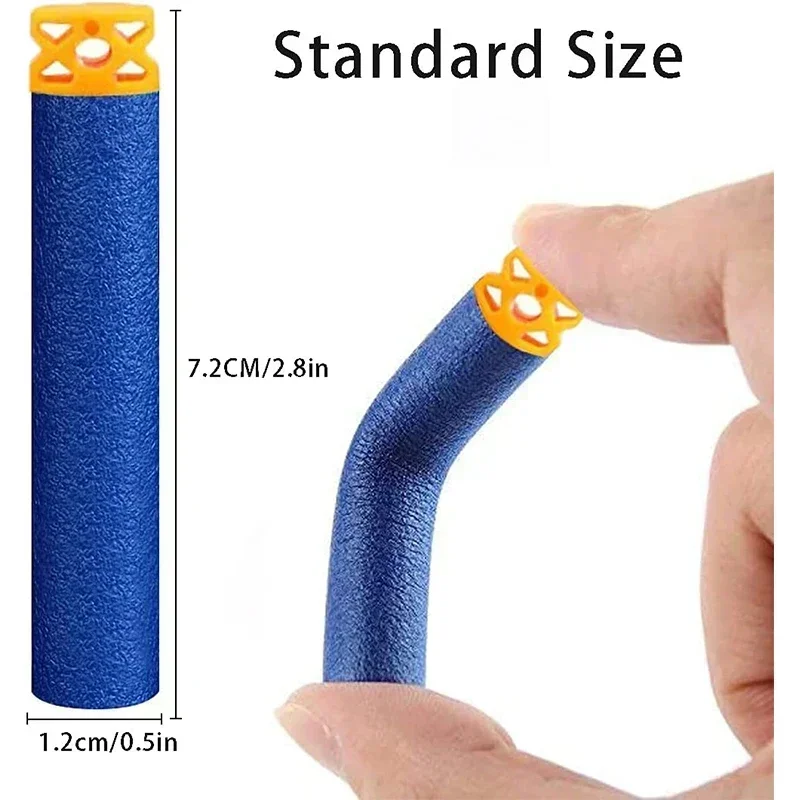 HOT1000-50pcs azul oco dardos  - Foam Dart Gun avaliação e preço