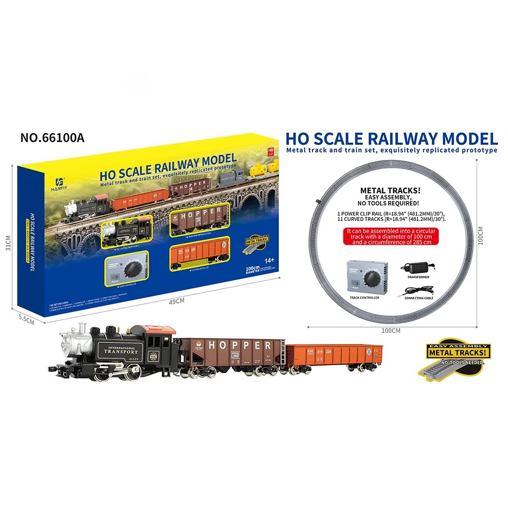 Modelo de Trem em Escala HO 1/ - Toy Train Track Set avaliação e preço