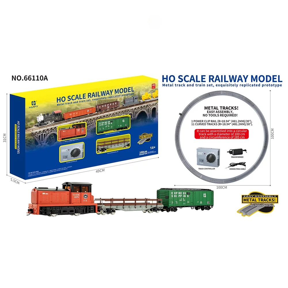 Modelo de Trem em Escala HO 1/ - Toy Train Track Set avaliação e preço