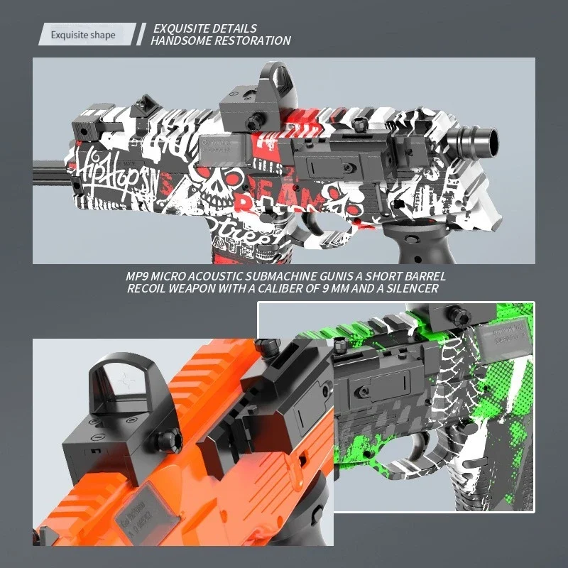 Pistola de Brinquedo MP9 1Q El - Foam Dart Gun avaliação e preço