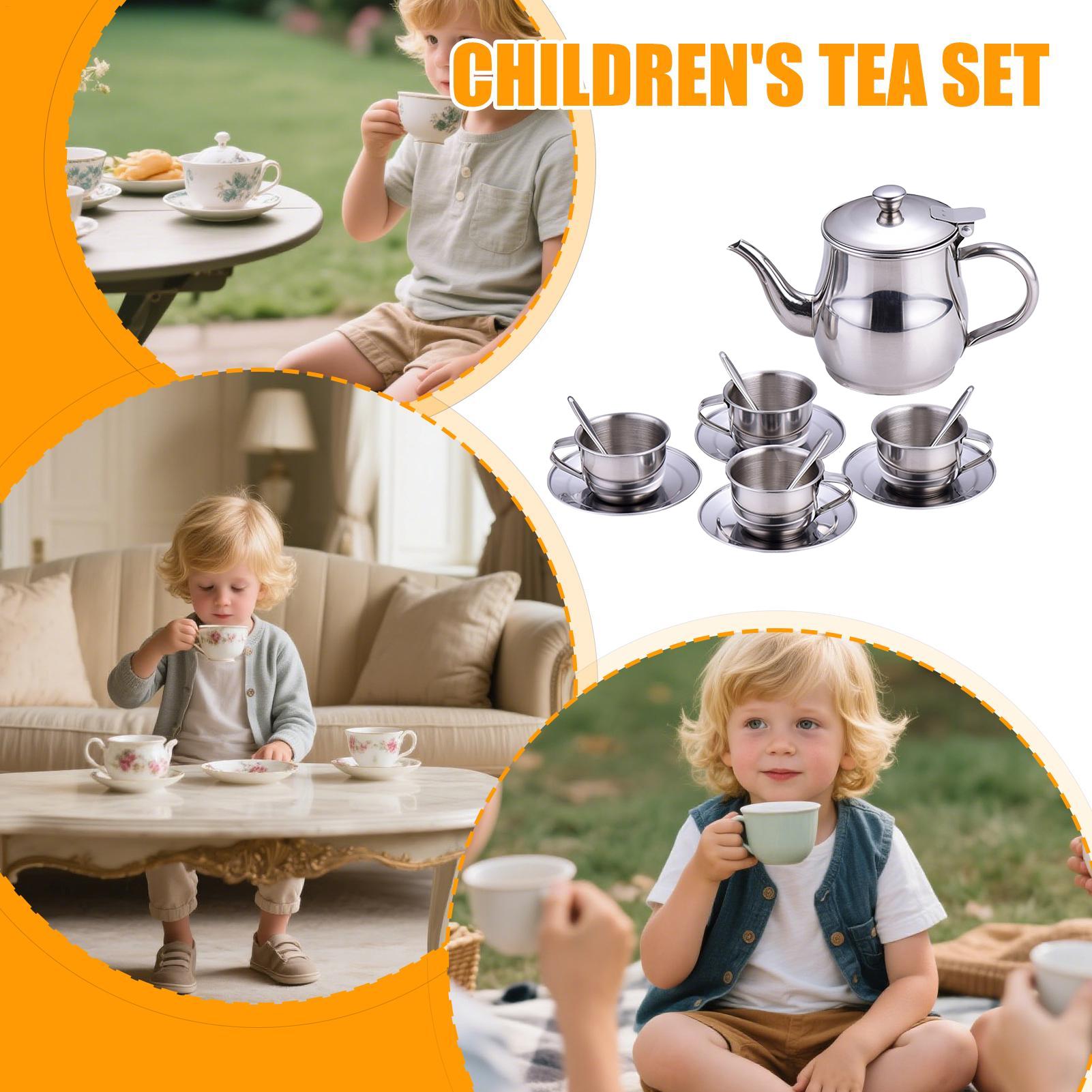 Conjuntos de Chá para Meninas, - Kids Toys Kitchen Set avaliação e preço