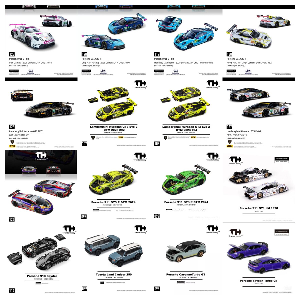 TH 1/64 Porsche 911 GT3 R LeMa - Kids Toys Car avaliação e preço