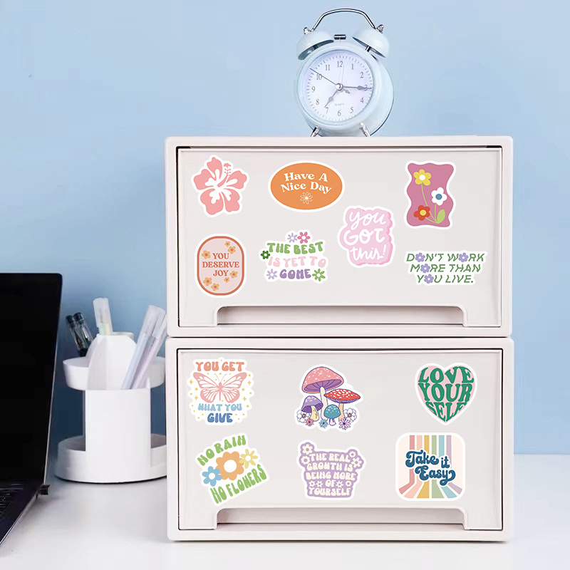 100 Adesivos Estéticos Pastel  - Kids Toys Quotes avaliação e preço