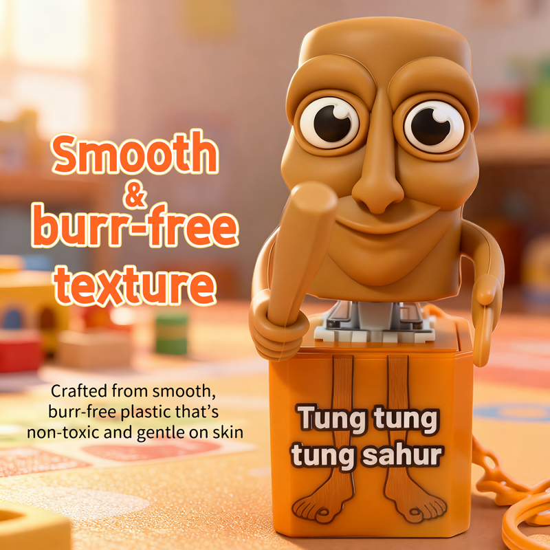 Chaveiro de madeira Tung tung  - Kids Quiet Toys avaliação e preço