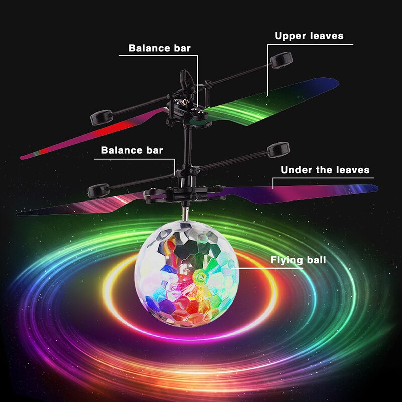 Colorido Mini Shinning LED Dro - Kids Toys Unique avaliação e preço