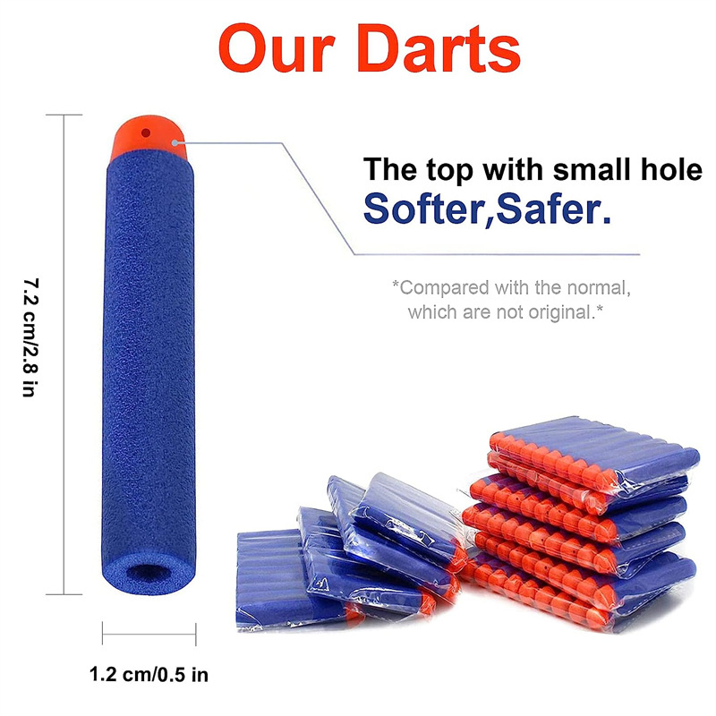 1000-50 peças de Balas de Espu - Foam Dart Gun avaliação e preço