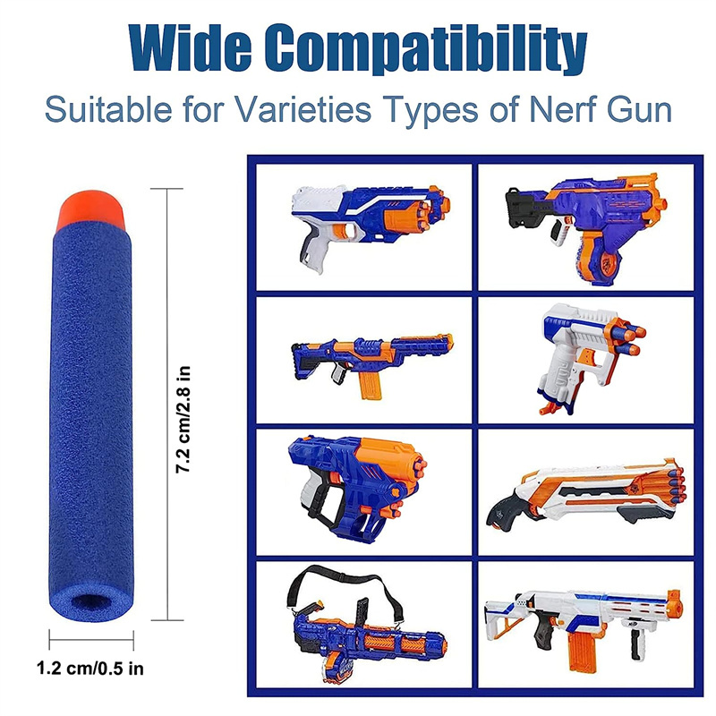 1000-50 peças de Balas de Espu - Foam Dart Gun avaliação e preço