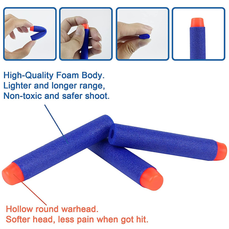 1000-50 peças de Balas de Espu - Foam Dart Gun avaliação e preço