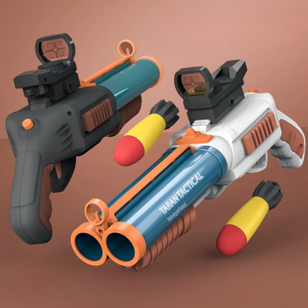 Pistola de Brinquedo com Dois  - Foam Dart Gun avaliação e preço