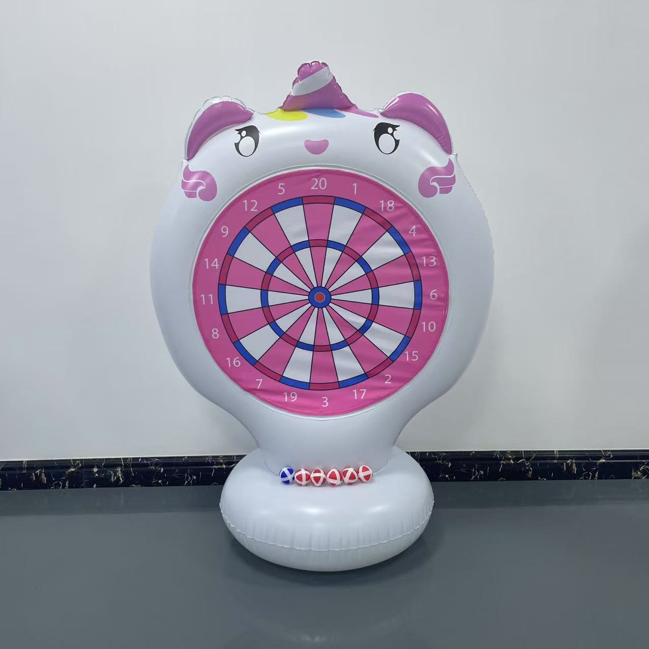 Unicórnio inflável jogando jog - Kids Toys And Games avaliação e preço