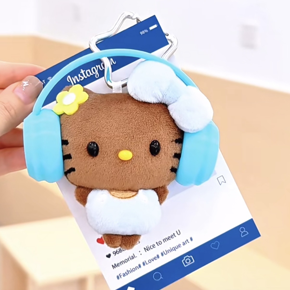 Chaveiro de Pelúcia Hello Kitt - Kids Toys Resale avaliação e preço