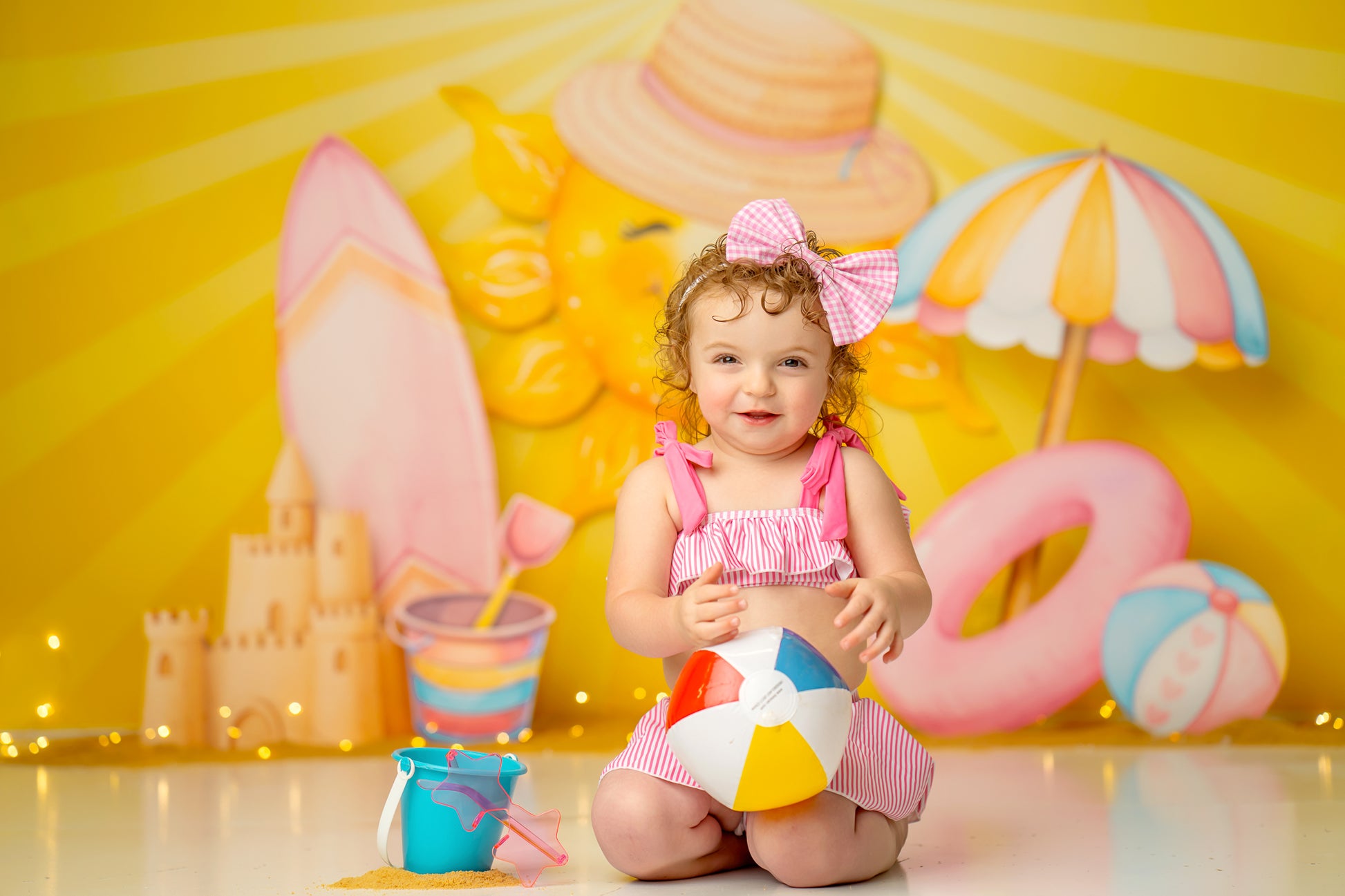 Cenário Vibrante de Verão para - Toys Background For Kids avaliação e preço