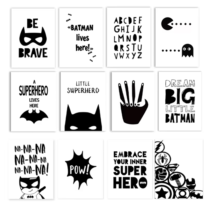 Pôster Minimalista de Super-He - Kids Toys Quotes avaliação e preço